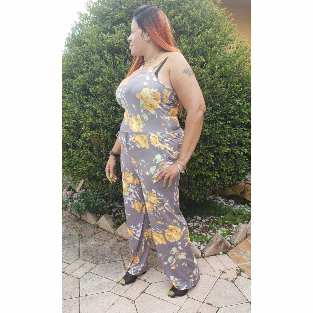 Multi Pattern Jumpsuits - Picture 2 of 3